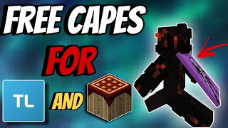 How To Get Free Capes For Tlauncher And Pojav Launcher  Free Capes [upl. by Sihtnyc]