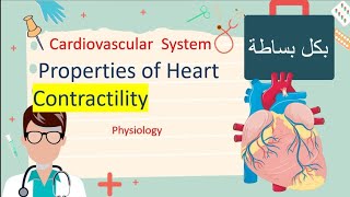 Contractility Of Heart  Physiology بكل بساطة [upl. by Woll]