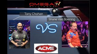 Shane VanBoening VS Tony Chohan One Pocket Race to 24 Day 1 Preview [upl. by Onailil]