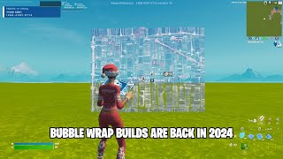 UPDATED 2024 HOW TO GET BUBBLE WRAP BUILDS IN FORTNITE CHAPTER 5 SEASON 1 [upl. by Eciened683]