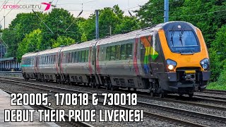 NEW PRIDE LIVERY for 220005 170618 amp 730018 250524 [upl. by Sender]