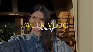 Week vlog  autumn in Almaty  blood sugar monitor experiment [upl. by Aicilehp726]