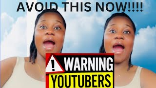 4 THINGS THAT COULD GET YOUR CHANNEL DELETED [upl. by Jesselyn352]