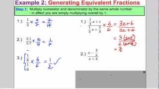 Algebraic Fractions  Cancelling L1 Core 3 Edexcel ALevel [upl. by Noyad]