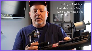 How to put fishing line on a spinning reel using a Berkley Portable Line Station [upl. by Eph]