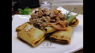 PACCHERI AL RAGU DI CORATELLA [upl. by Hooke803]