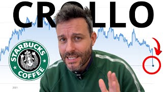 CROLLO STARBUCKS le AZIONI sono da COMPRARE [upl. by Ymereg]