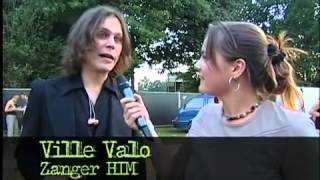 Ville Valo interview  Kresj TV Holland  Bospop Festival [upl. by Magnuson363]