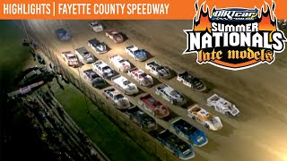 DIRTcar Summer Nationals Late Models at Fayette County Speedway June 30 2022  HIGHLIGHTS [upl. by Coonan944]