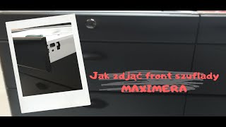 Jak zdjąć front szuflady IKEA MAXIMERA [upl. by Cort]