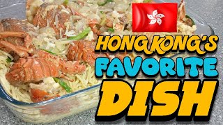 Cheese Lobster Longevity Noodles 芝士龍蝦伊麵 Hong Kong Recipe cooking [upl. by Gilboa]