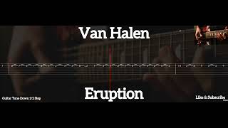 VAN HALEN  ERUPTION  TAB GUITAR [upl. by Laraine]