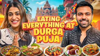 Eating Everything At Durga Puja  CR Park Delhi  The Urban Guide [upl. by Pawsner79]