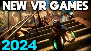 10 NEW Upcoming VR Games in 2024 [upl. by Enayr]