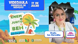 Enem Não Tira Férias  Linguagens  Aula de Redação [upl. by Griffith]