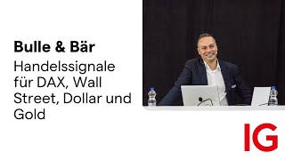 USJobdaten im Fokus  Handelssignale für DAX Wall Street Dollar und Gold [upl. by Tohcnarf]