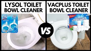 Lysol vs Vacplus Automatic Toilet Bowl Cleaner  Which One is Best [upl. by Omidyar]