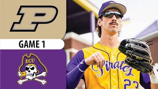 Purdue vs 11 East Carolina Baseball Highlights  College Baseball Highlights 2024 [upl. by Ellemrac]