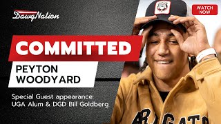 WATCH Peyton Woodyard commits to Georgia football with a cameo from wrestling legend Bill Goldberg [upl. by Lindholm]