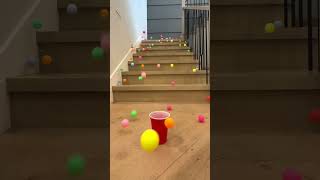 Satisfying Dropping 10000 Ping Pong Balls [upl. by Draw]