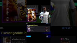 VINICIUS JUNIOR ഷോപ്പിൽ എടുത്തു 😱💯 5000 EXCHANGE POINTS HOW TO GET VINICUIS JR shorts efootball [upl. by Knoll80]