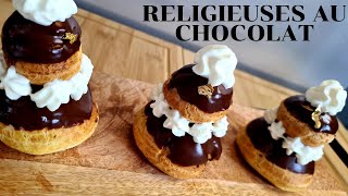 Recette de Religieuses au chocolat simple et rapide [upl. by Estele]