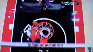 Nick Young tosses a breakaway layup over the backboard  March 7 2012 [upl. by Othe]