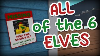 All of the SIX HIDDEN ELVES BLOXBURG ELF HUNT 2021 [upl. by Steck]