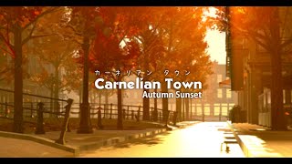 VRChat World 『 Carnelian Town  Autumn Sunset 』 [upl. by Emixam]