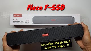 Speaker Fleco F550  Speaker Soundbar [upl. by Einrae]