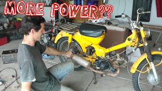 Big Bore Honda CT90  Trail 125 Part 1 Building It [upl. by Lemahs]