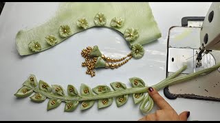 New model stylish blouse design cutting and stiching [upl. by Ffilc]