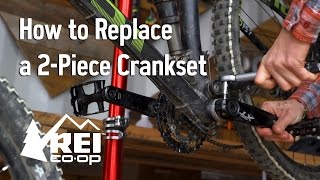 Bike Maintenance How to Replace a 2Piece Crankset [upl. by Oicaroh]