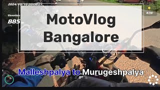 Motorcycling at Bangalore  Malleshpalya to Murugeshpalya  TVSApacheRTR200  DriveVlog29 [upl. by Nibor]