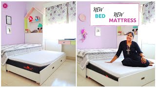 Our New Trundle Bed New Mattress  How To choose A Perfect Mattress  Sleepycat Mattress Review [upl. by Aniraz190]