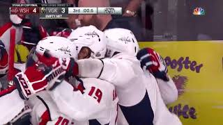 Washington Capitals win Stanley Cup as last seconds tick down 7 06 2018 [upl. by Nanji]