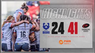 SYDNEY GREGSON DOUBLE  Bristol Bears 2441 Saracens Women  Premiership Womens Rugby Highlights [upl. by Philpot]