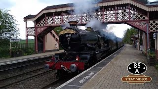 5043 Earl of Mount Edgecumbe charges through Wilmcote  quotThe Shakespeare Expressquot  07042024 [upl. by Enyedy]