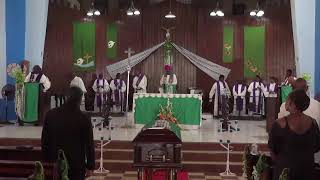 Vigil for Msgr Justin Barthelmy [upl. by Afira415]