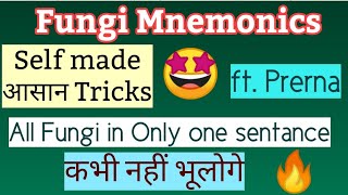 FUNGI MNEMONICS  Easiest trick Ft Prerna  NCERT Biological Classification  NEET EXPLORER  MTG [upl. by Undis]