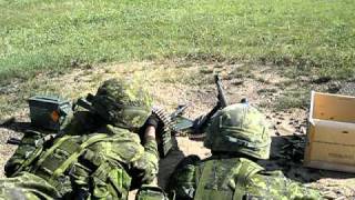 Canadian Forces C6 GPMG Machine Gun Shoot [upl. by Palmira682]