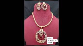 Ad pendant set jewellery youtubeshorts shortvideo [upl. by Gage93]