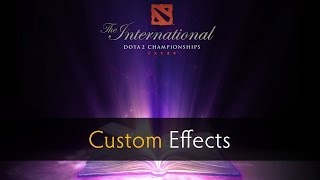 Dota 2 TI4 Compendium  Custom Effects [upl. by Ardnasirhc]