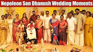 Nepoleon Son Dhanoosh Weds Akshaya Marriage Exclusive Video  Nepoleon Son Dhanush  NewsTamilGlitz [upl. by Frohman485]