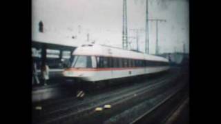 Essen Hbf 1977 Intercity Train Super8 [upl. by Tower614]