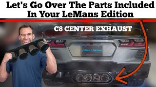 C8 Exhaust from LeMans Edition Center Exhaust Full Conversion PART 1 LeMansEditioncom [upl. by Amairam]