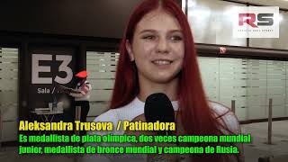 ALEKSANDRA TRUSOVA  EL COHETE RUSO  LLEGA A MÉXICO  PATINAJE ARTÍSTICO  MEDALLISTA OLÍMPICA [upl. by Limay599]