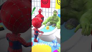 Little Spidey Love is on a quirky quest for hydration 💧😂😂 funny animation shorts [upl. by Slifka973]