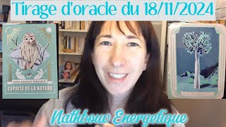 Tirage doracle du 18112024 par Nathbouv Énergétique [upl. by Tim45]