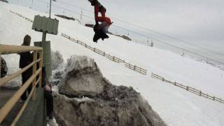 Crazy Snowboarding in Chile Video September [upl. by Derdle]